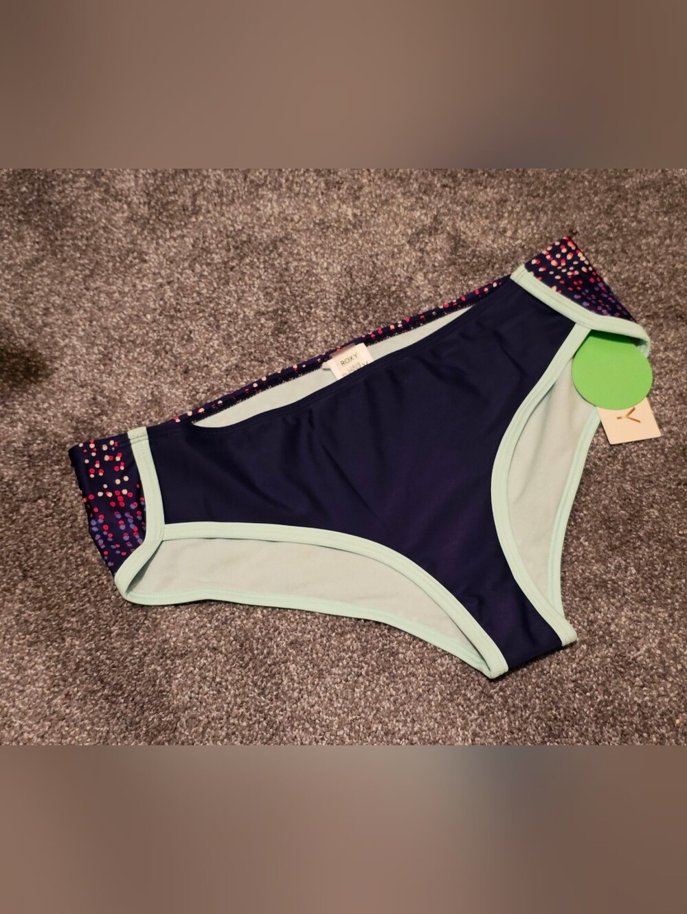 [NEW] Roxy Cheeky High Leg Bikini Bottoms Large